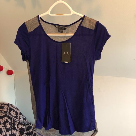 Brand new with tags Armani exchange fancy top - Picture 1 of 4